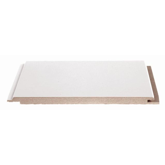 Sisustuspaneeli Maler STP-0, 10x195x2070mm, MDF, ympäripontattu, valkoinen