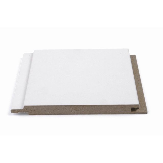 Sisustuspaneeli Maler STP-5, 10x120x2070mm, MDF, ympäripontattu, valkoinen