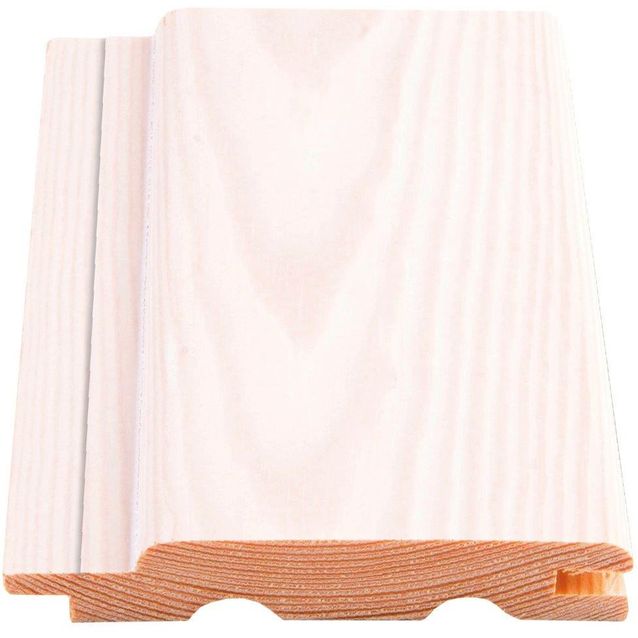 Sisustuspaneeli Maler STP-6 PN, 14x95x2085mm, EM/VM, ympäripontattu, petsi/lakka, huurre