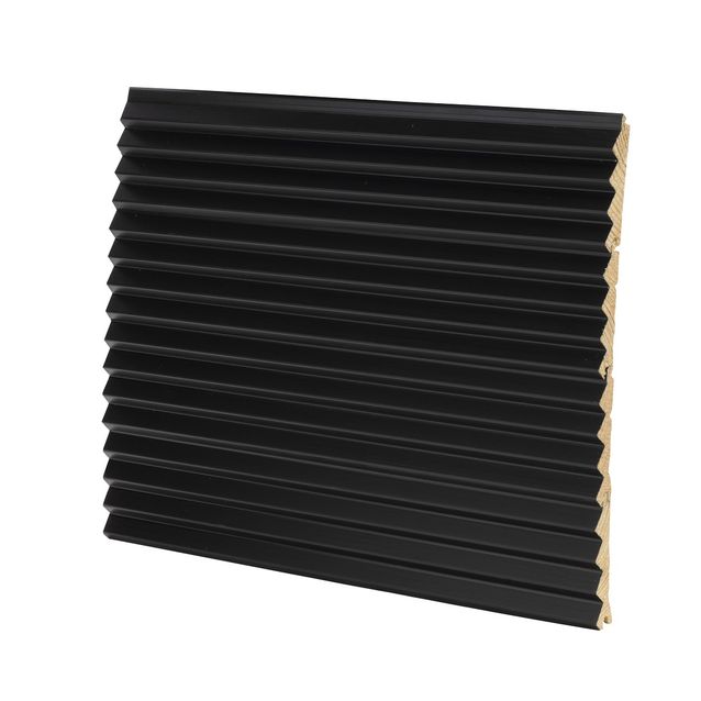 Sisustuspaneeli Siparila Vire 15x90x3600mm musta