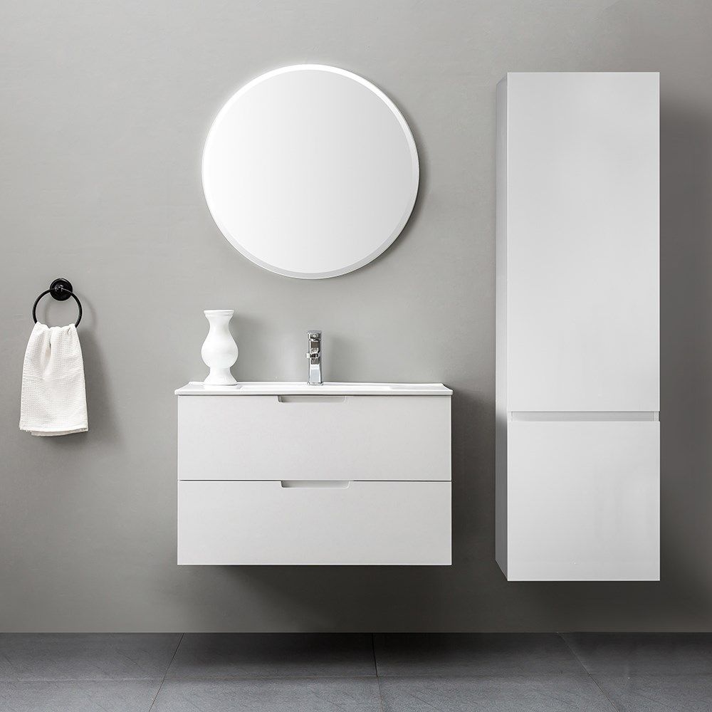 Sivukaappi Bathlife Eufori 450x1500x350mm valkoinen