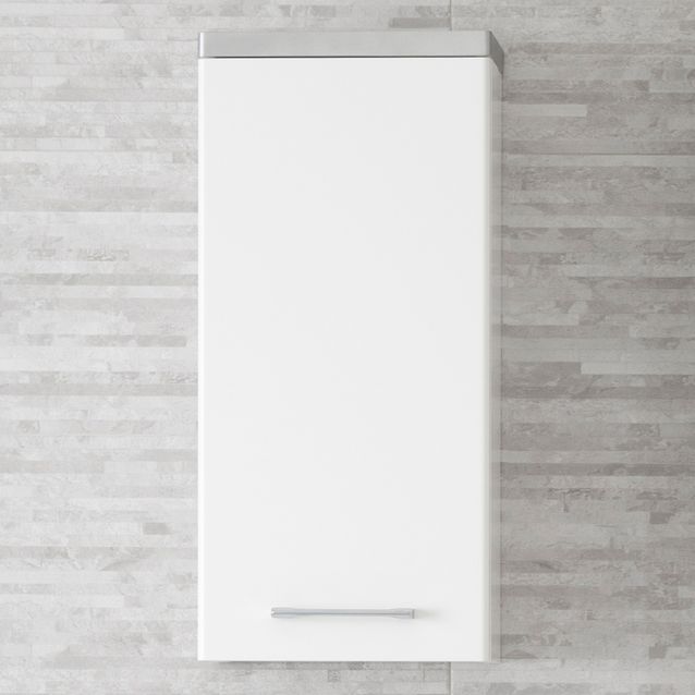 Sivukaappi Ido Glow 300x645x185mm vetimellä valkoinen