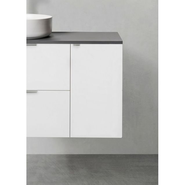 Sivumoduuli Hafa Shape 300 Soft Close valkoinen matta