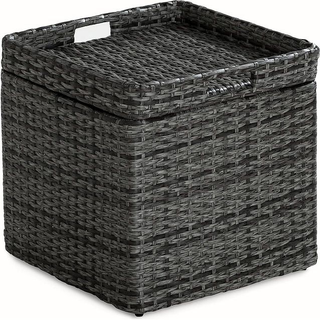 Sivupöytä Bahamas 45x45 cm harmaa