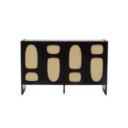 Sivupöytä Linento Furniture Simona, musta