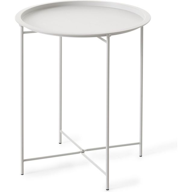 Sivupöytä Sangro Ø46cm valkoinen