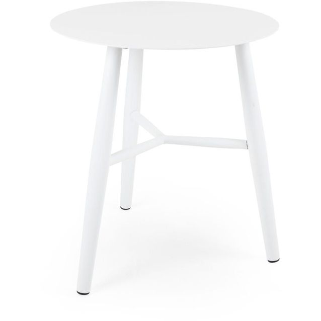 Sivupöytä Vannes, Ø45cm, valkoinen