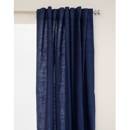 Sivuverho Hasta Lina tummansininen 134x250 cm