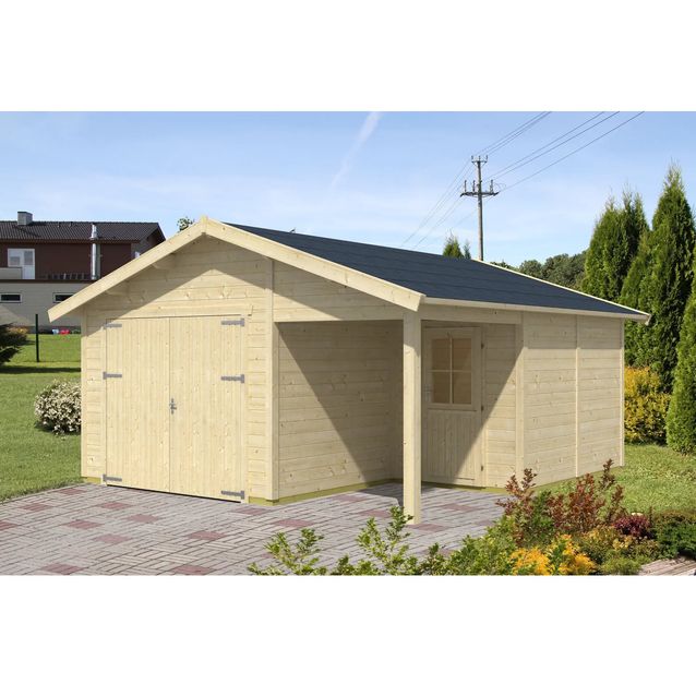 Autotalli Skan Holz Varberg 2 26,3m²