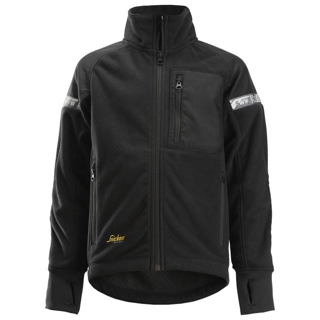 Lasten takki Snickers Workwear AllroundWork Junior 7507 musta