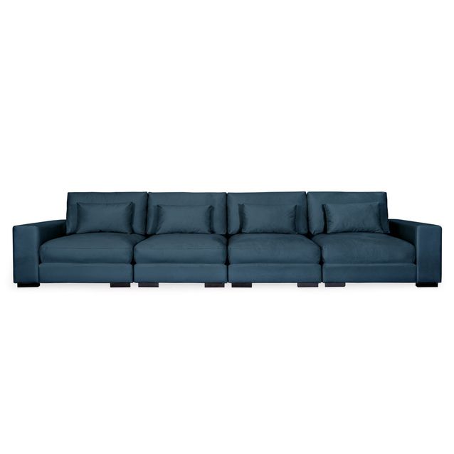 Sohva Dubai, 4-istuttava, sametti, eri värivaihtoehtoja (4SSXX)