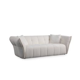 Sohva Linento Furniture Boxer, valkoinen, 3-istuttava