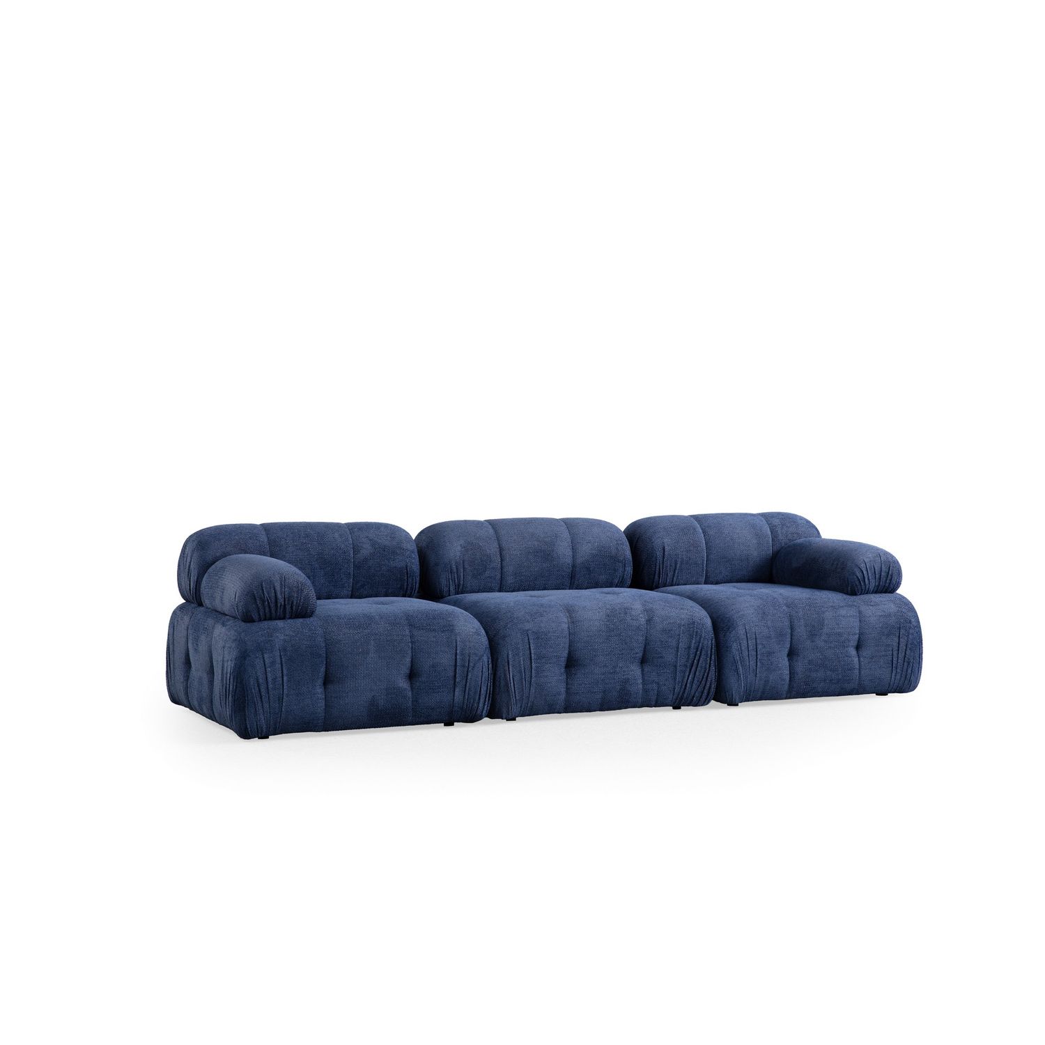 Sohva Linento Furniture Petite, sininen, 3-istuttava