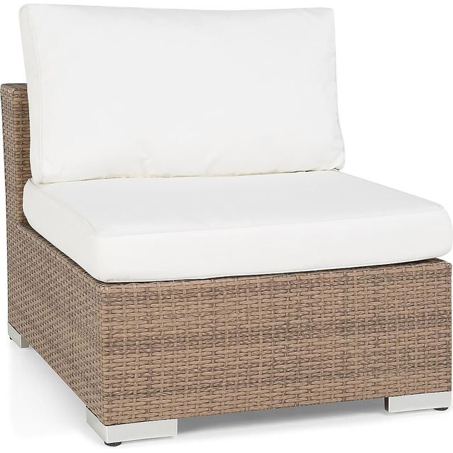 Sohvan keskimoduuli Bahamas hiekka/valkoinen