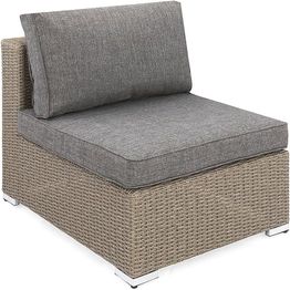 Sohvan keskimoduuli Marcus ruskea/harmaa