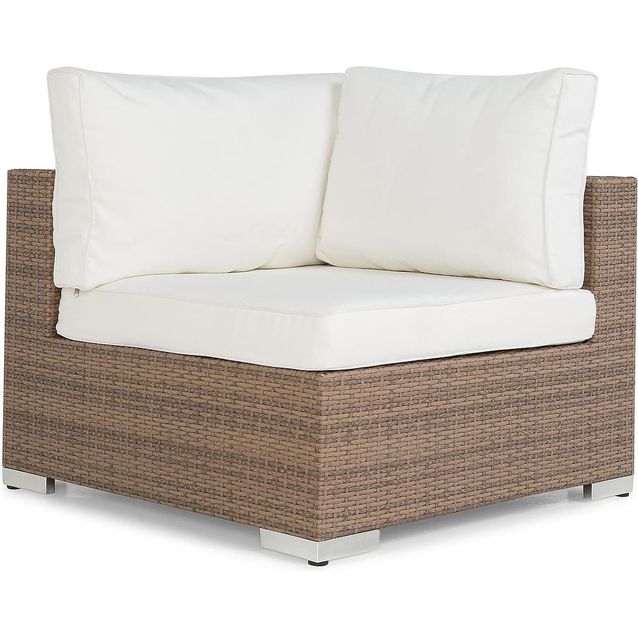 Sohvan kulmamoduuli Bahamas hiekka/valkoinen