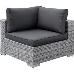 Sohvan kulmamoduuli Bahamas tummanharmaa/musta