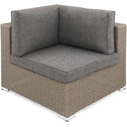 Sohvan kulmamoduuli Marcus ruskea/harmaa