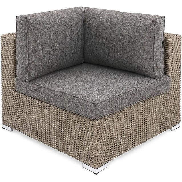 Sohvan kulmamoduuli Marcus ruskea/harmaa