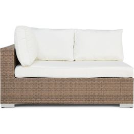 Sohvan päätymoduuli Bahamas oikea hiekka/valkoinen