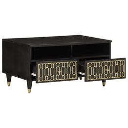 Sohvapöytä, täysi mangopuu, 80x54x40 cm, eri värejä (32561)