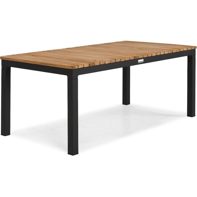 Sohvapöytä Bahamas 60x100 cm musta/tiikki