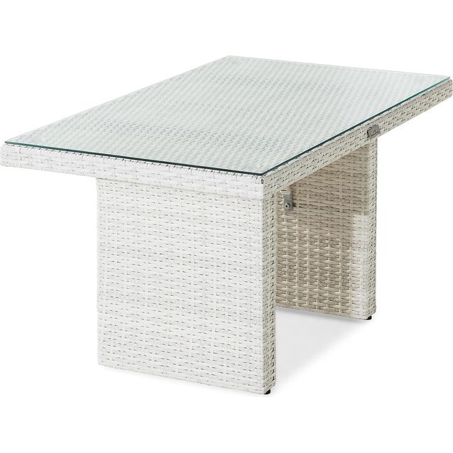 Sohvapöytä Bahamas 60x100 cm valkoinen