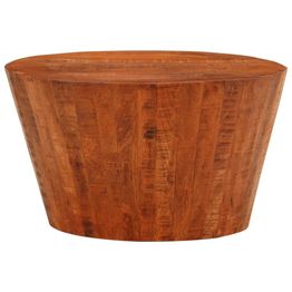 Sohvapöytä Ø 52x30 cm täysi karkea mangopuu (53728)