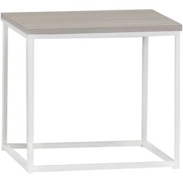 Sohvapöytä Hiipakka Isla 45x42 cm hopea jalava