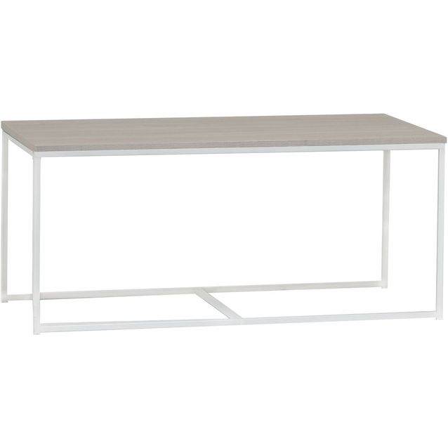 Sohvapöytä Hiipakka Isla 52x105 cm hopea jalava