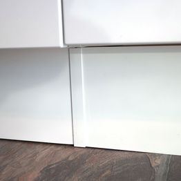 Sokkelin jatkopala Ideal Keittiöt 150mm melamiini valkoinen