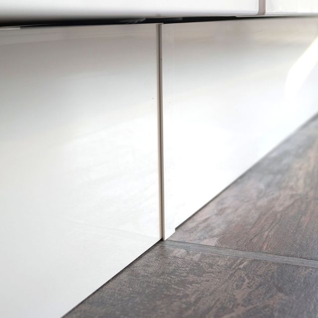 Sokkelin jatkopala Ideal Keittiöt 150mm vedenkestävä mattavalkoinen