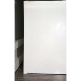 Sokkelin päätypala Ideal Keittiöt 150mm melamiini valkoinen