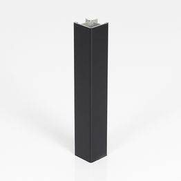 Sokkelin kulmalista Grip 90° 150mm musta