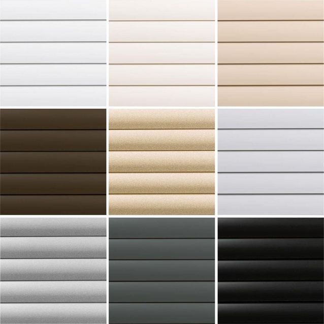 Oven sälekaihdin SOLAR pintamalli sivuohjainsiimoilla beige