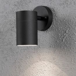 Seinävalaisin Konstsmide Modena Max 7657-750 75x130x120 mm alas musta