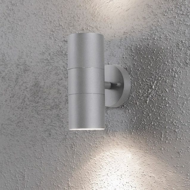 Seinävalaisin Modena Max 7656-300 75x130x195 mm ylös/alas harmaa