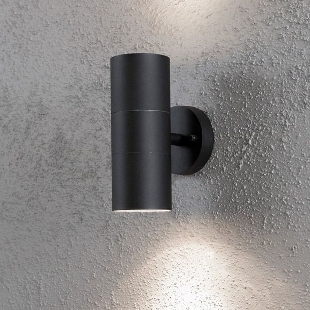 Seinävalaisin Modena Max 7656-750 75x130x195 mm ylös/alas musta