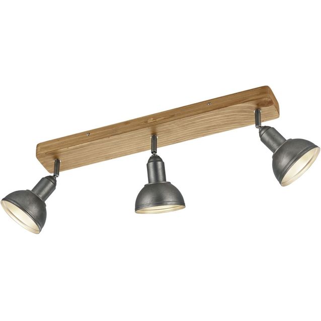 Spotti Trio Delhi, 3-os., 3xE14, antiikkiteräs