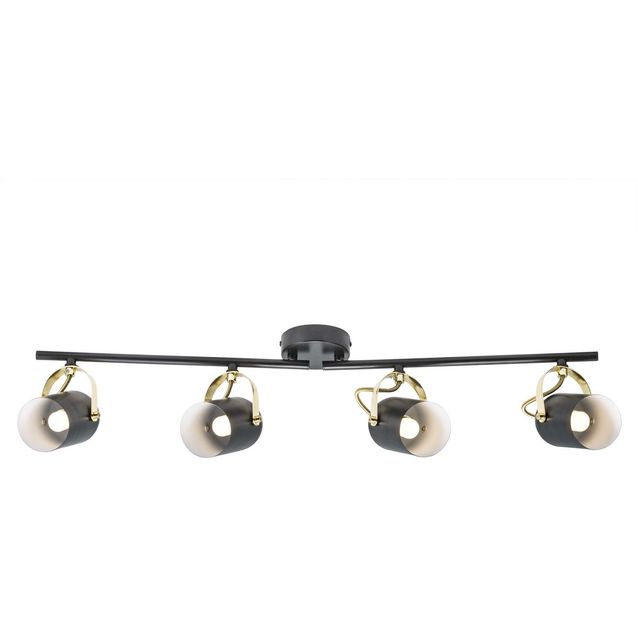 Spottivalaisin Nordlux Lotus 780x200mm 4-osainen musta