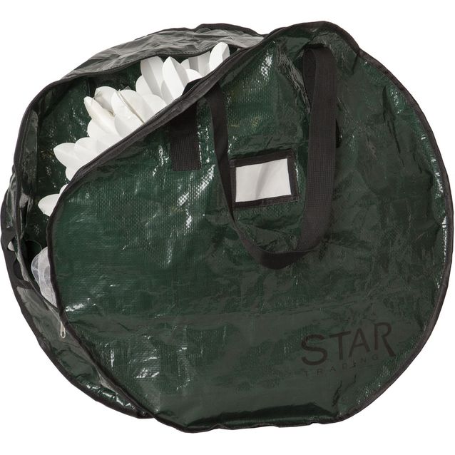 Säilytyskassi paperitähdille/kransseille Star Trading Storage Bag, 60cm, vihreä