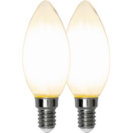 LED-lamppu Star Trading Frosted Filament 339-02, Ø35x97, E14, C35, 4.5W, 2700K, 470lm, 2kpl