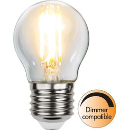 LED-lamppu Star Trading Clear Filament 351-35, Ø45x78mm, E27, G45, 2.5W, 2700K, 250lm