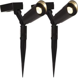 Aurinkokennovalaisin Star Trading Powerspot, 50x200x150mm, 2kpl, musta