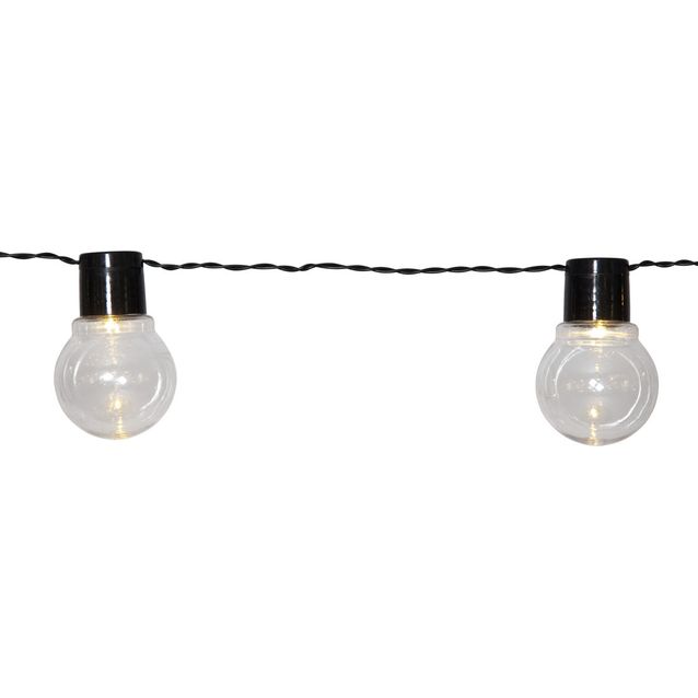 Aurinkokennovalosarja Star Trading Partaj, 180cm, musta/kirkas