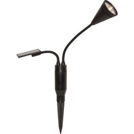 Aurinkokennovalaisin Star Trading Powerspot, 60x60x340mm, musta