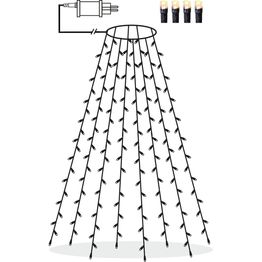 LED-valosarja Star Trading Tree Light Chain, 200cm, musta