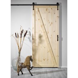 Liukuovi seinän päälle Stella Loft Basic puuvalmis eri kokoja