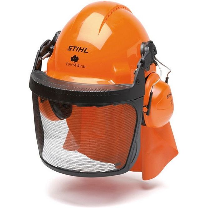 Metsurin kypäräsetti Stihl G 3000 kuulonsuojaimilla niskasuojalla