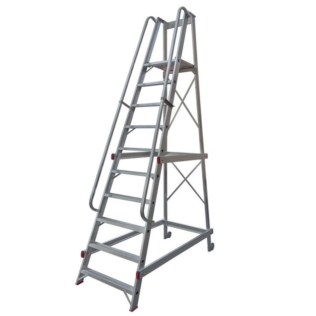 Kevyet varastotikkaat tasokorkeus 252 cm Suomi-Tikas